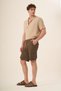 Men's Cotton Pocket Shorts Khaki - 2