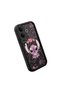 Vivo V60 Lite 4G/5G Compatible Black Silicone Stylish Print Case with Shockproof Camera Protection - 3