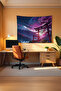 Sakura No Tori Gamer Room Wall Covering – Anime & Fantasy Design, Setup Decor, Large Size - 4