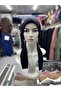 Scarf Bonnet Cotton Fabric Non-Slip Black Color - 5