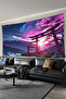 Sakura No Tori Gamer Room Wall Covering – Anime & Fantasy Design, Setup Decor, Large Size - 3