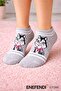 Women's 4 Pairs Economical Booties Socks Set Comfortable Cotton Daily Mixed Pattern Socks 36-40 - 4