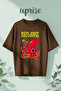 Red Hot Chili Peppers Printed Cotton Oversize T-Shirt