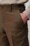 Khaki Straight Fit Men's Trousers - 4