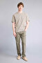 تي شيرت قطني بأكمام قصيرة وقصة عادية F9867AX26SP - 2