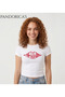 Pandorica's Friends Rachel T-Shirt Slim Fit Lycra Crop Cotton Combed Cotton Women's T-Shirt (Body Tee)