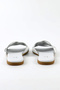 Genuine Leather White Strappy Women's Slippers - Z265200 - 4