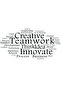 - PVC Vinyl Team Work Typography Wall Sticker - Inspirational Lettering Office Decor for Moti