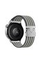 Galaxy Watch 46mm Fzd Krd-135 22mm Silicone Cord Strap Strap - Dark Green-Black - 2