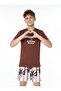 Men's Waiter Boy Short Sleeve Shorts Pajama Set Summer - 4