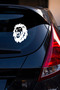Roaring Lion Car Sticker - King Lion Sticker - Auto Motor Sticker 11X15Cm