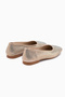 Josie Gold Stone Women's Ballerinas - 6