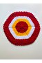 Hand-Knitted Dowry Box, Gift Box, Gift Item, Suitable for Daily Use, Evil Eye Bead Towel Set, Set of 3 - 3