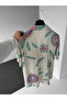Ecru Feather Patterned Efil Efil Alaçatı Shirt - 2