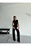 Women's Draped Blouse Sleeveless Stylish Body Top - 4