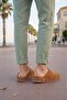 Tan Suede Men's Sabo Slippers