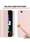 Cat-Cot iPad Mini 1 Case with Pencil Holder, Silicone Smart Folding Stand Cover - 7.9 Inch - 4