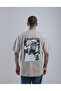 The Printed Oversized Mens Tshirts, Grey, SF15-3GRY , Size-S - 2