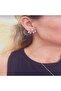 Xuping Vintage Geometric V Design Zircon Stone Earrings - Vip Series Sparkling Modern Special Event Earring - 4