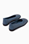 Jesica Genuine Leather Blue Women's Ballerinas - 6
