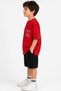 Boy's Red Oversize T-Shirt with Pocket Detail and Printed Casual Cotton T-Shirt - 6