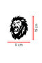 Roaring Lion Car Sticker - King Lion Sticker - Auto Motor Sticker 11X15Cm - 2