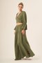 Galatea Women's Cotton Skirt Khaki - 2