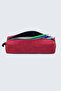 01107 Red Faux Leather Water Resistant Large Volume Functional Pencil Holder Pencil Case - 5