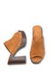 Mira Alba Women's Heeled Slippers 0012775 Tan Suede - 5