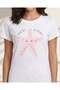 Women White And Pink Printed 2 Piece Pyjama Set - 4