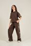 Soft Textured-Comfort Fabric with Bow on the Top and Bow on the Bottom - Girls' Top and Bottom Tracksuit Set