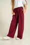 Front Pleated Soft Textured - Comfort Fabric Girls' Sweatpants - 3