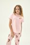 8981 Girls' Printed Pajama Set