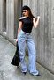 Mid Rise Wide Leg Jean - 2