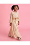 Girls White Bow Tie Dress - 4