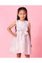 Girls Lilac Jacquard Dress - 3