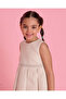 Girls Gold Jacquard Dress - 2