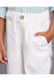 Boys Cream Casual Trousers - 4