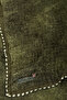 Oil Green Piping Detail Patterned Muslin Scarf - 3