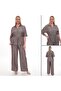 Shirt Collar Waist-Tied Double Suit Ets1039 - 4