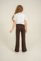 Wide Leg, Side Piping, Soft Textured - Comfort Fabric Girls' Sweatpants - 5