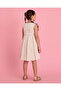 Girls Gold Jacquard Dress - 3