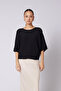 Tricot Sweater with Lace Detail