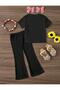 Girls' T-Shirt and Spanish Leggings Set - 2