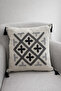 Modern Punch Embroidered 2-Piece Throw Pillow Cover 43X43 Decorative - 4