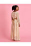 Girls White Bow Tie Dress - 3