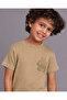 Boys Brown Graphic T Shirt - 4