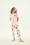 8981 Girls' Printed Pajama Set - 2