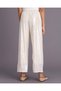 Senior Girls Beige Wideeg Trouser - 3