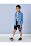 Boys Blue Denim Long Sleeve Shirt With White T-Shirt - 6